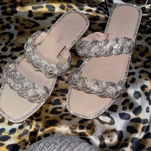 Rhinestone sandals